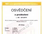 Naše certifikáty - 