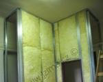 Sádrokartonové konstrukce - Detail odhlučnění sádrokartonové příčky