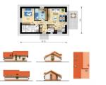 Bungalow 14 - Půdorysy a náhledy
